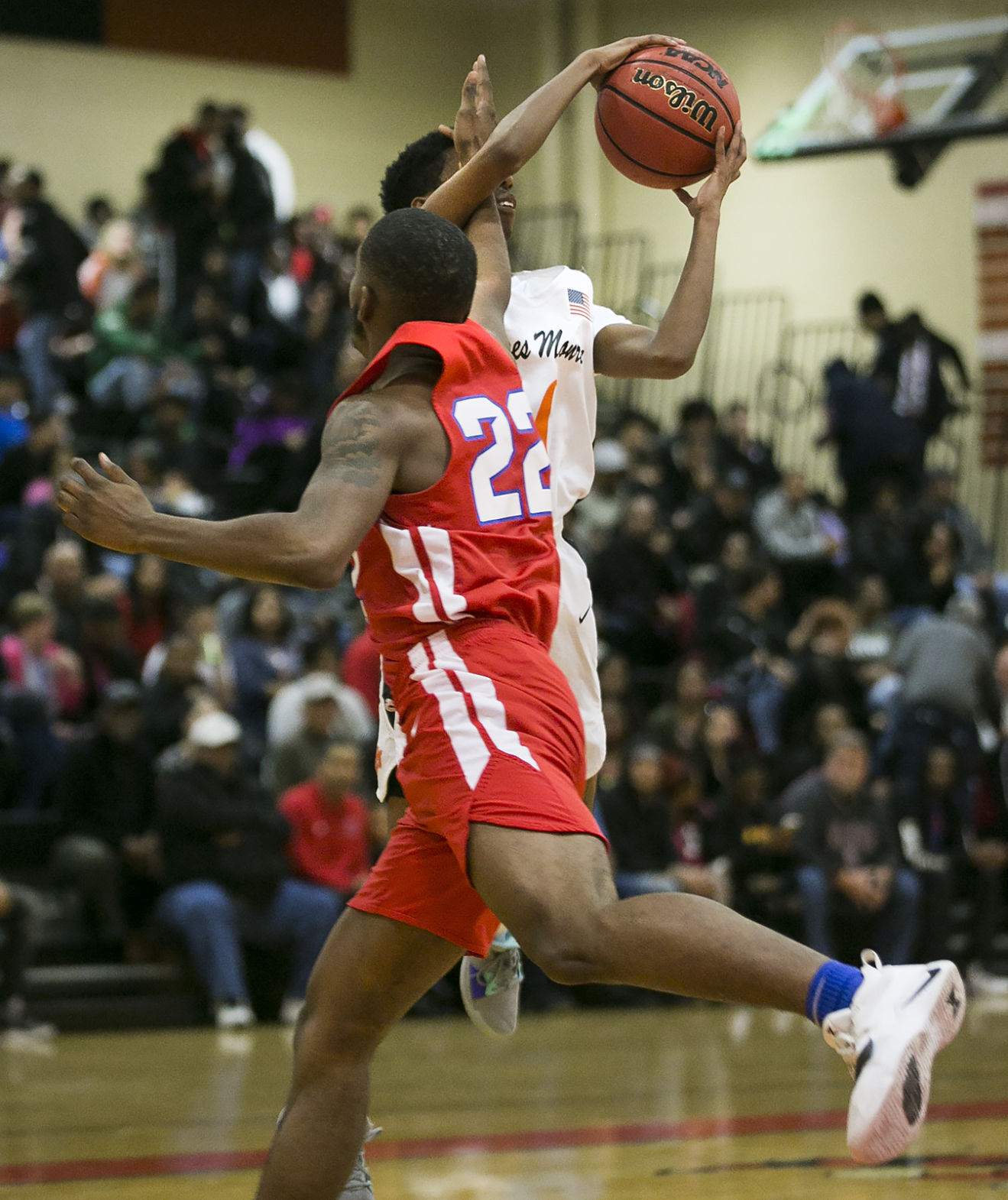 Caroline at James Monroe boys basketball